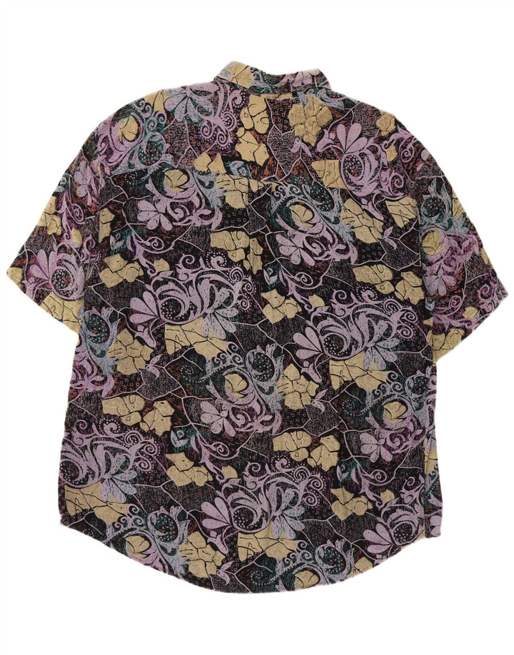 Cămașă cu mânecă scurtă pentru bărbați ORSO POETA, 2XL, multicoloră, viscoză cachetadă