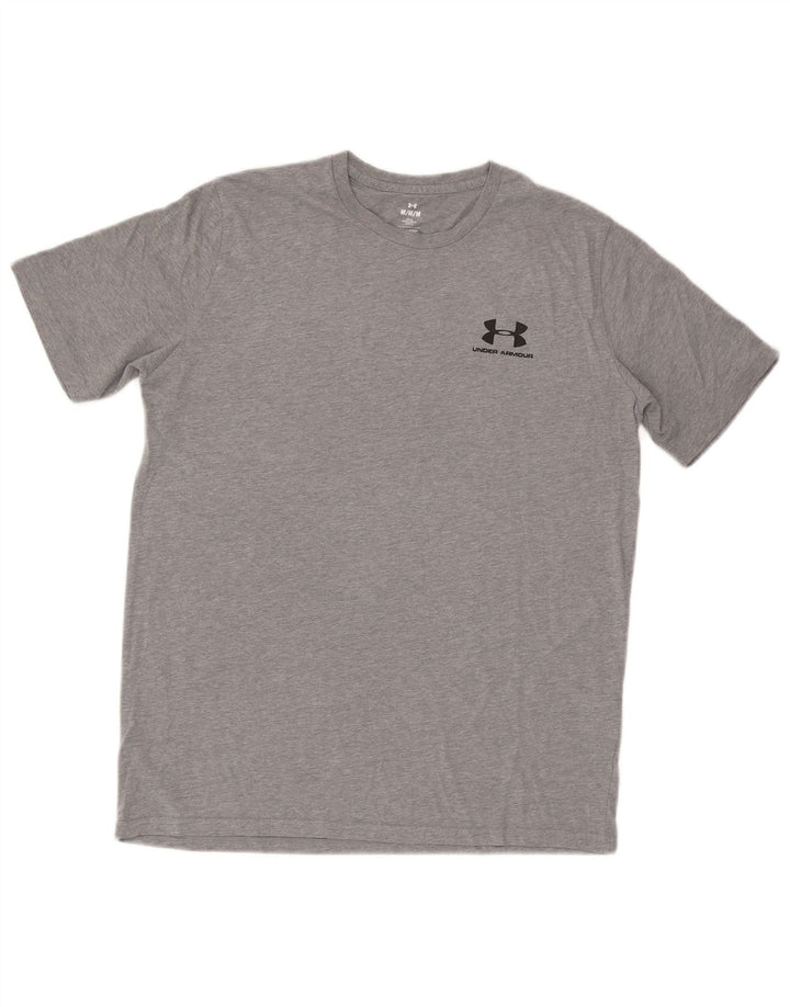 Tricou pentru bărbați Under Armour Top din bumbac gri mediu