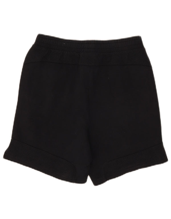 Pantaloni scurți sport Puma pentru băieți 13-14 ani, bumbac negru