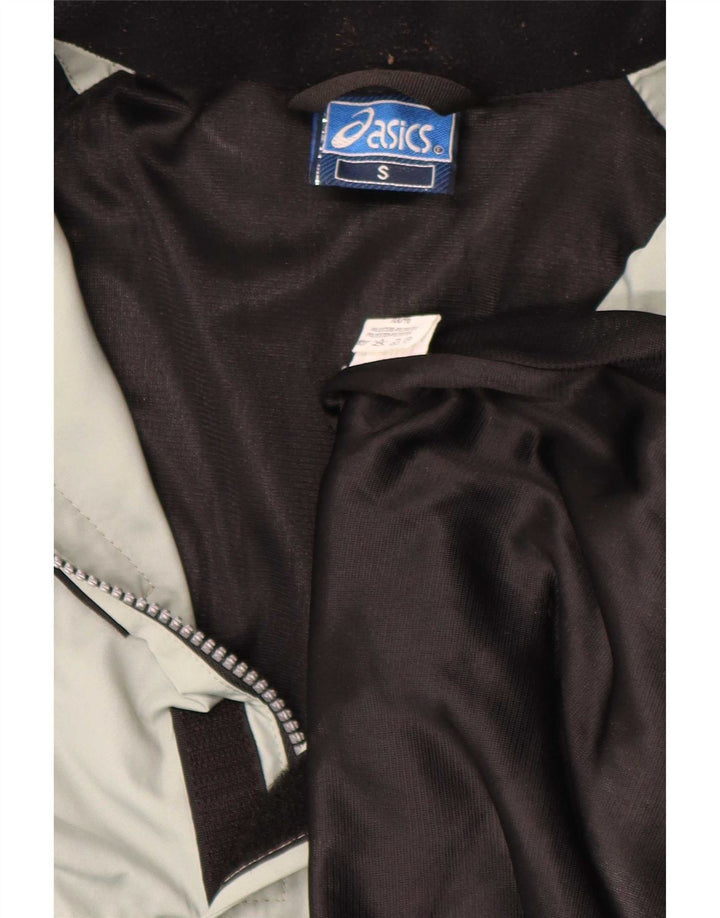 Jachetă de ploaie cu pulover, asics, pentru bărbați, UK 36, poliester, gri mic