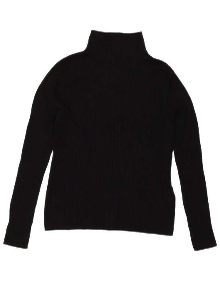 Marks & Spencer Pulover cu gât rulat pentru femei UK 10 Small Black Viscose