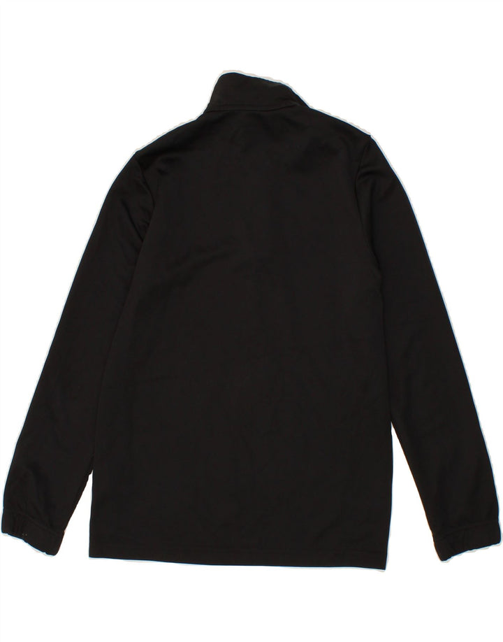 ADIDAS Boys Aeroready Zip Neck Pullover Tracksuit Top 11-12 Years Black Vintage Adidas and Second-Hand Adidas from Messina Hembry 