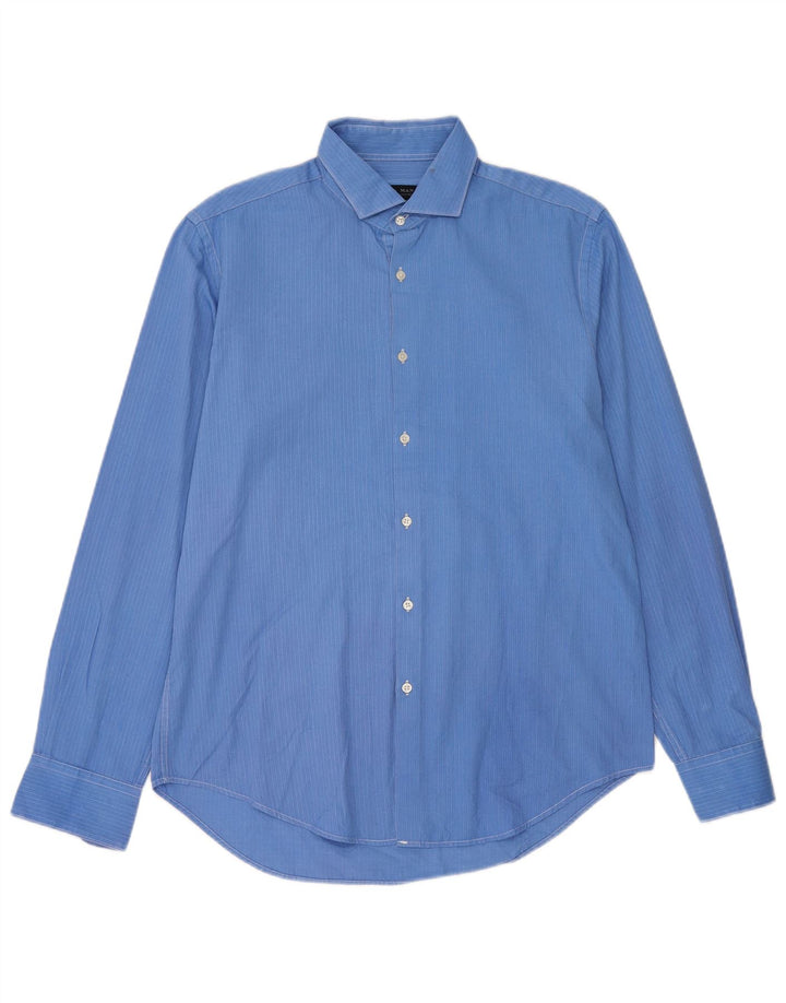 Cămașă Slim Fit Zara pentru bărbați, albastru mare