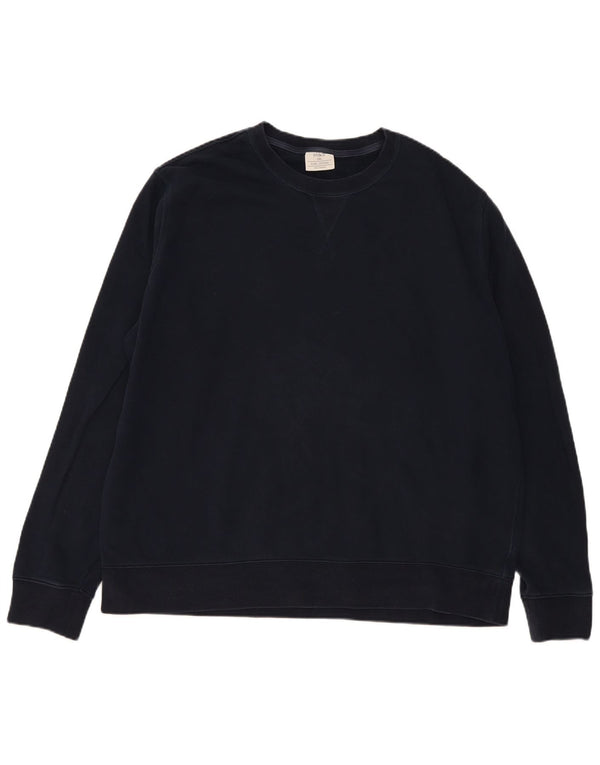Pulover pentru bărbați Marks & Spencer, cu tăiere obișnuită, 3XL, bumbac bleumarin