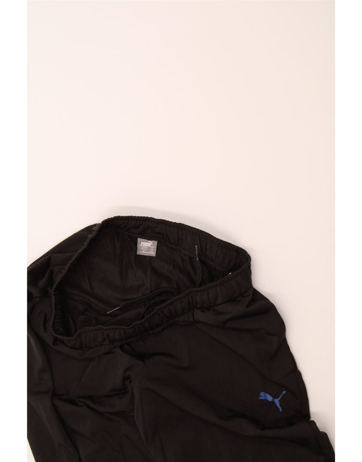 PUMA Girls Tracksuit Trousers 15-16 Years Black Polyester Vintage Puma and Second-Hand Puma from Messina Hembry 