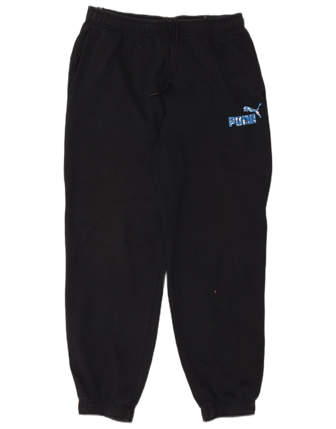Puma Mens Tracksuit Trousers Joggers Large Black Cotton