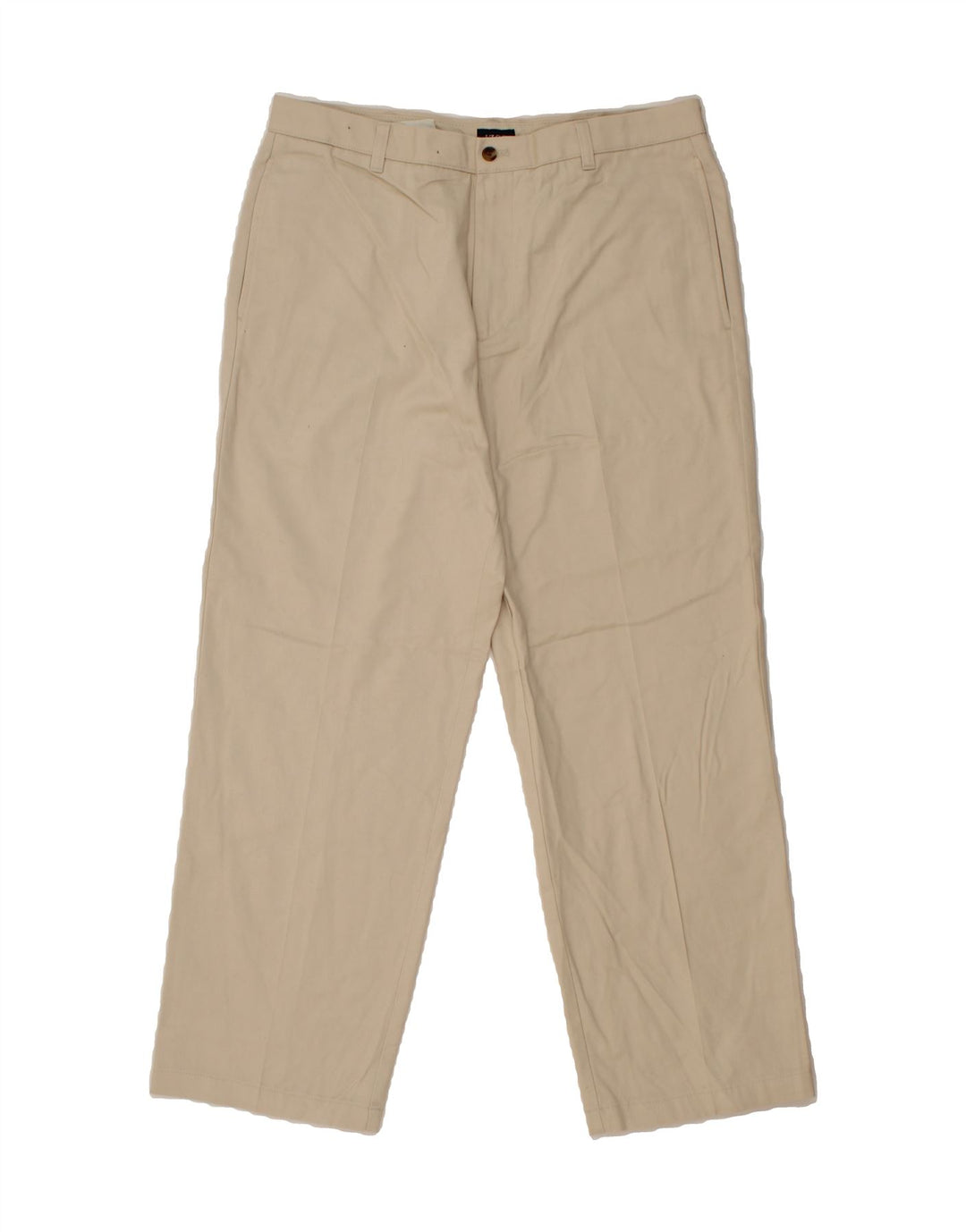 IZOD Mens Straight Chino Trousers W34 L29 Beige Vintage Izod and Second-Hand Izod from Messina Hembry 