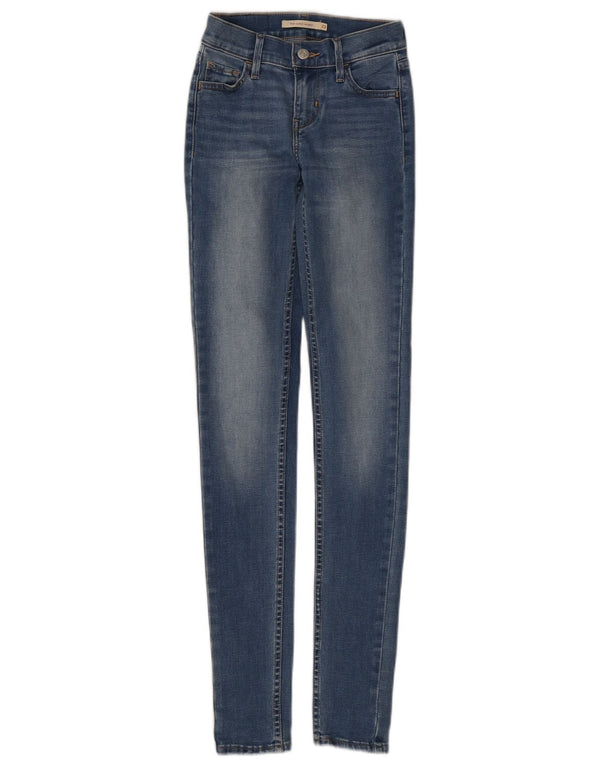Blugi Levi's 710 Super Skinny W23 L32 Bumbac albastru