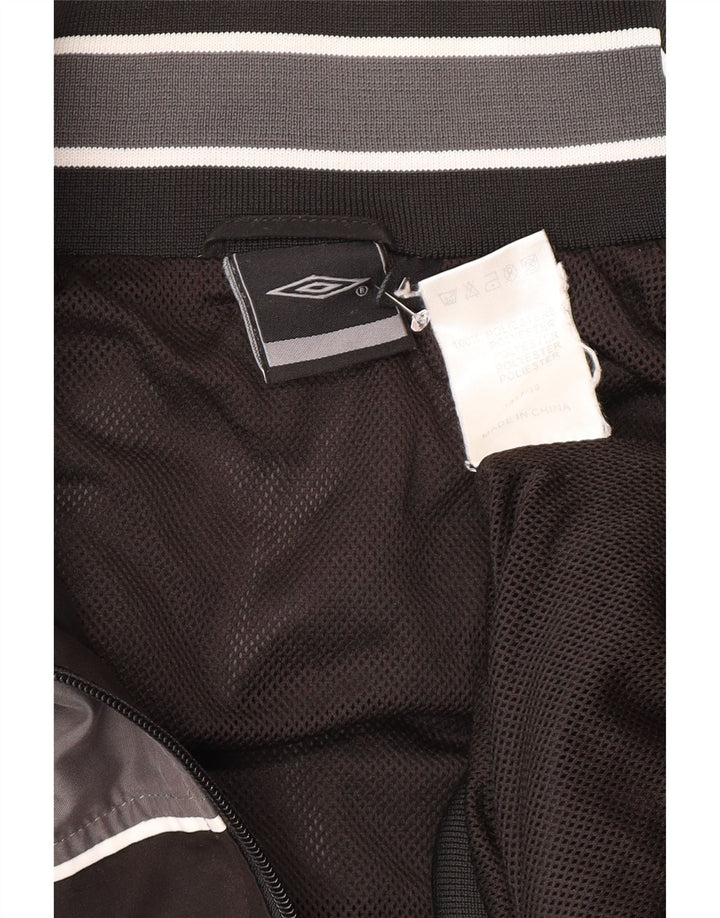 Jachetă de top pentru trening grafic Umbro pentru bărbați, mare, gri, poliester color bloc