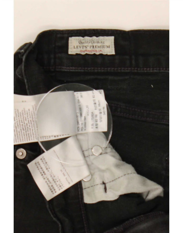 Blugi slim pentru femei Levi's W32 L27 bumbac negru