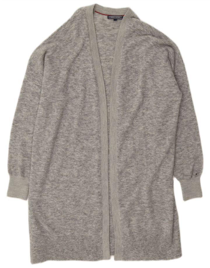Pulover cardigan cu lungă supradimensionat pentru femei Tommy Hilfiger UK 10 mic gri