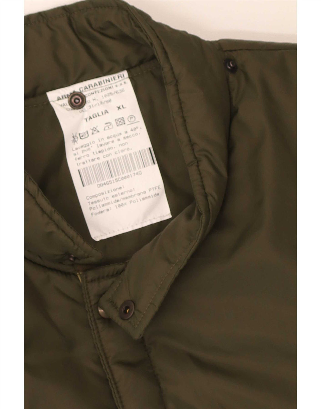 Gilet Vintage pentru bărbați UK 42 XL Kaki Poliamidă