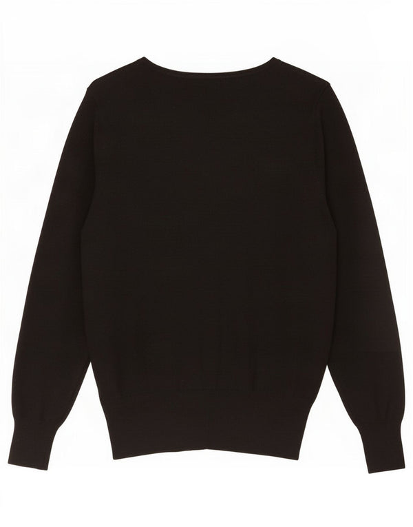 Pulover cardigan pentru femei Marks & Spencer UK 16 mare, viscoză cu pete negre