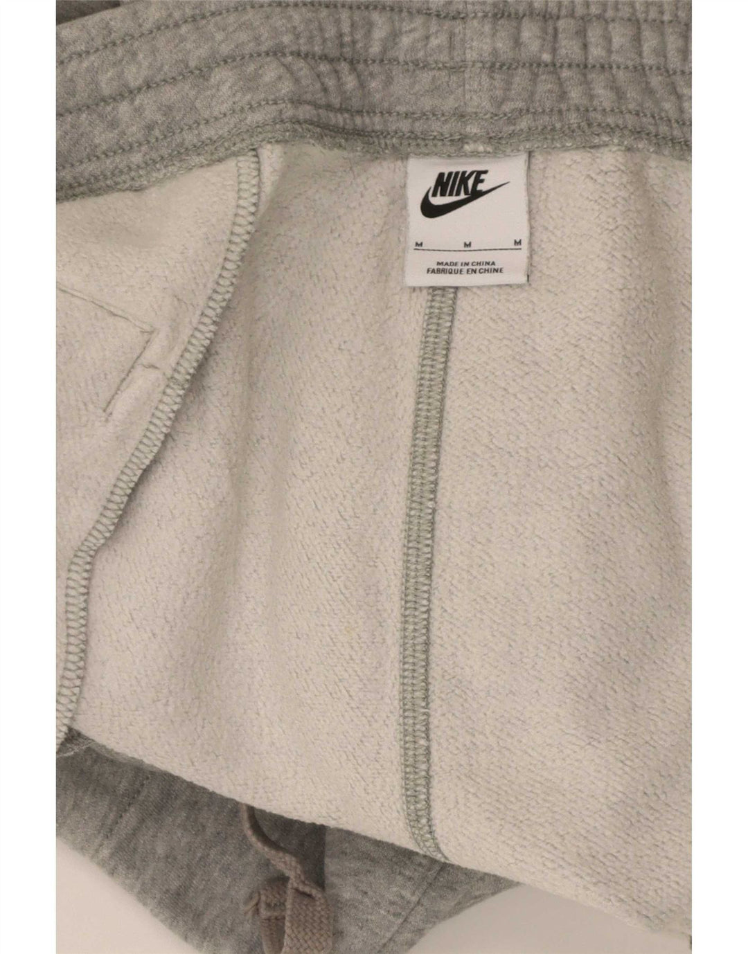 Pantaloni de trening Nike pentru bărbați, bumbac cu pete gri mediu