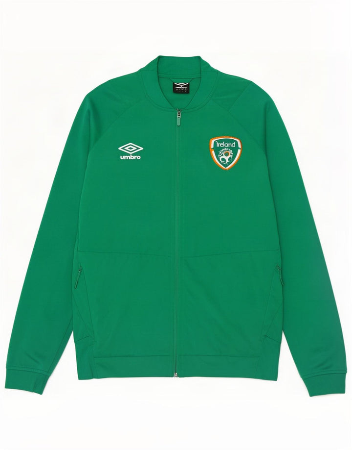 Jachetă de trening Umbro Irlanda pentru bărbați, mică, verde, poliester