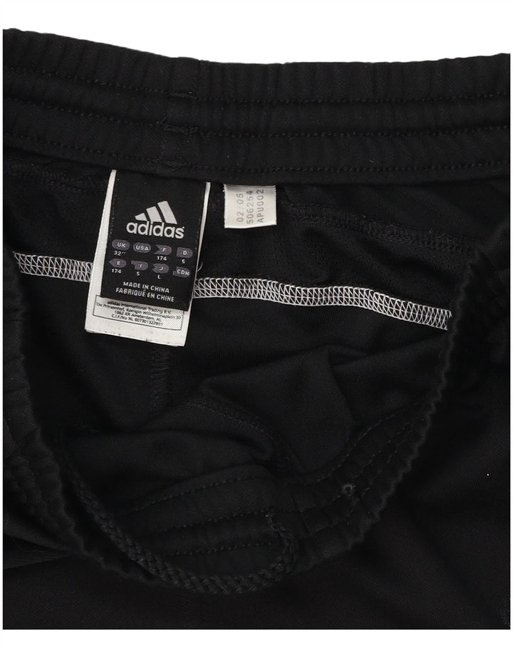 Pantaloni scurți sport Bermuda Adidas pentru bărbați, poliester mediu negru