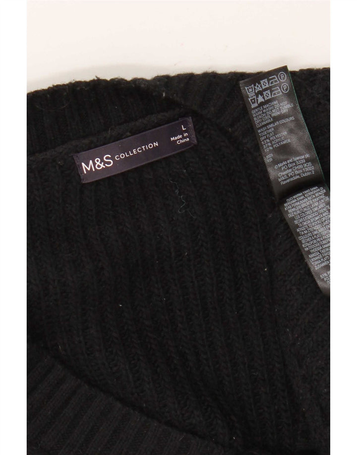 Marks & Spencer Vestă pentru bărbați Tank Top Mare Poliester Negru