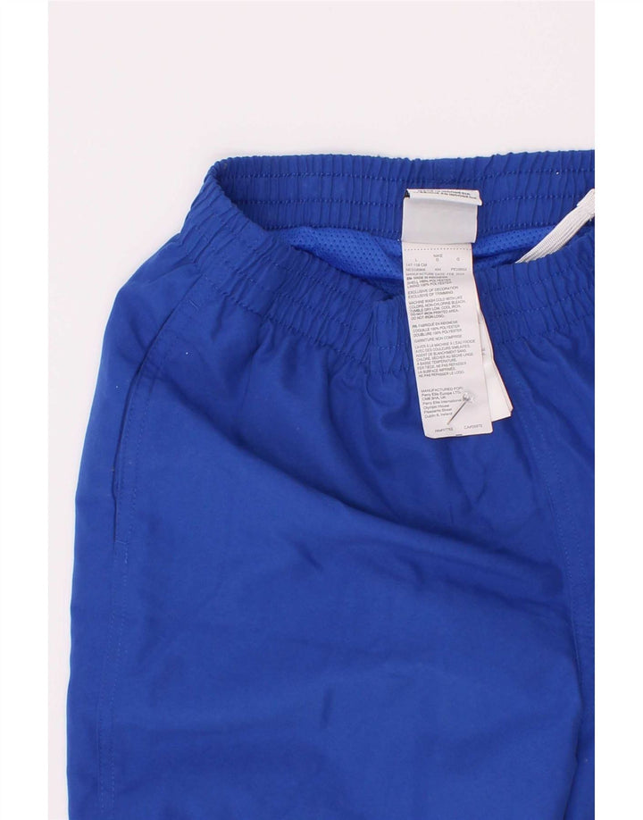 Pantaloni scurți sport Nike pentru băieți 12-13 ani, mari, albastru, poliester