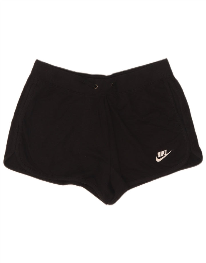 Pantaloni scurti sport Nike pentru femei UK 14, mari, negru, poliester