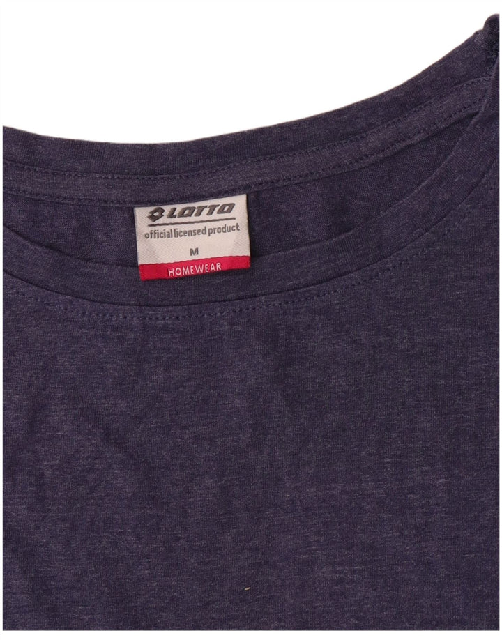 LOTTO Womens T-Shirt Top UK 14 Medium Blue