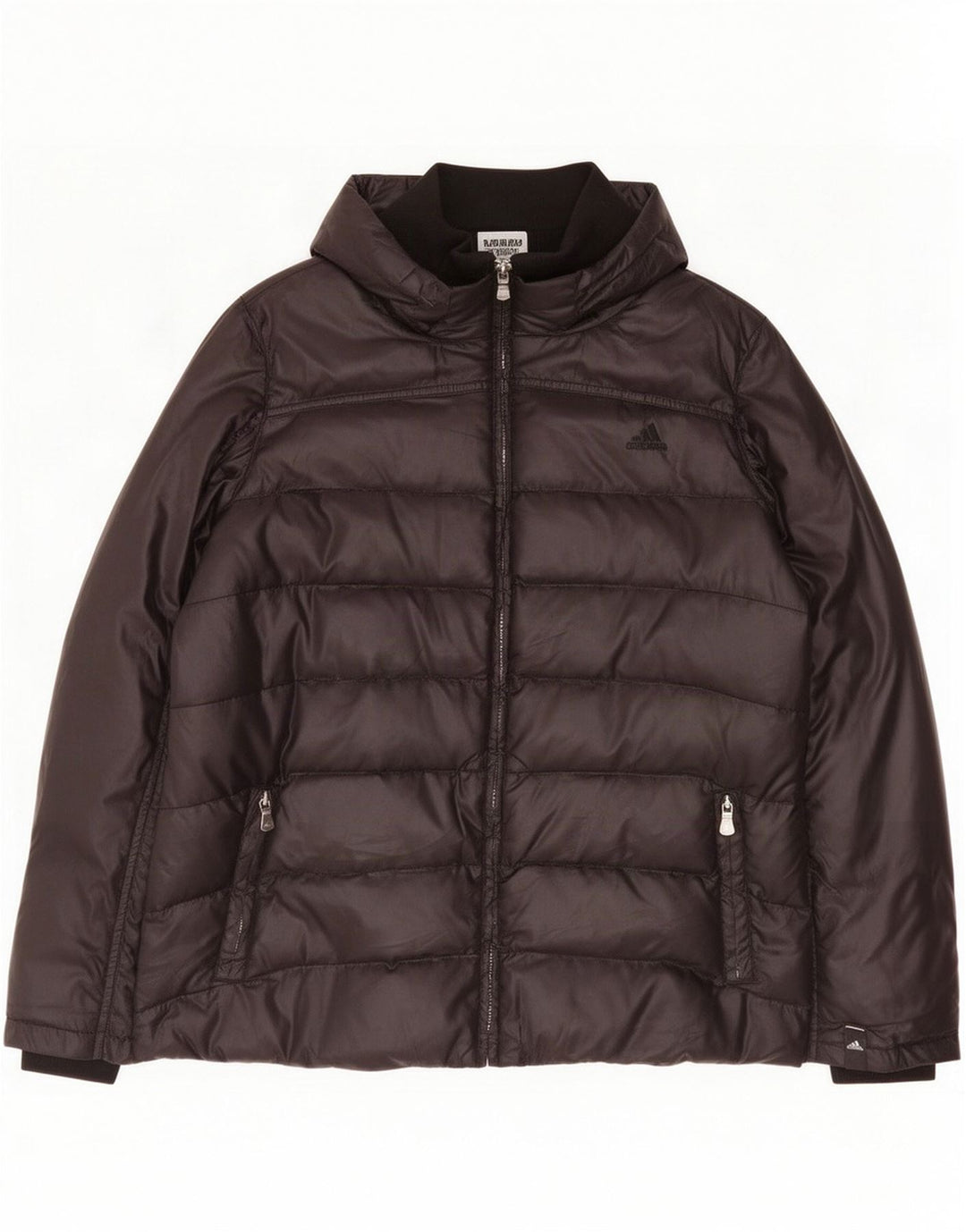 Jachetă căptușită pentru femei Adidas UK 18 XL Poliester negru
