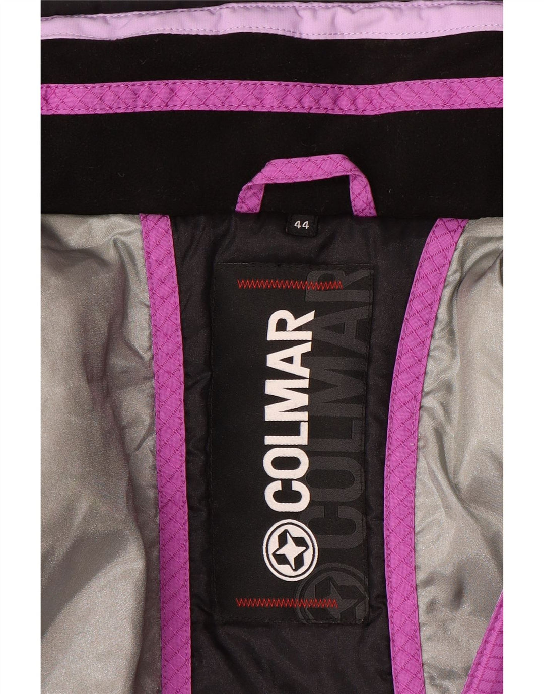 Jachetă de schi pentru femei Colmar cu glugă EU 44 Mov mediu Colorblock