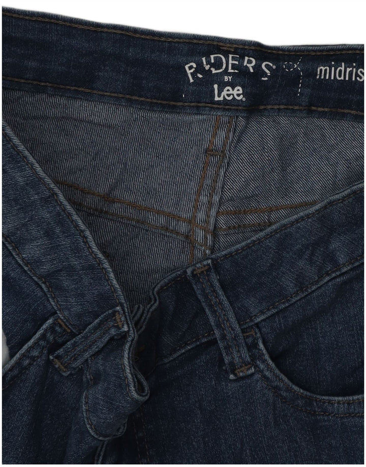 Pantaloni scurți din blugi Lee Riders pentru femei cu talie medie W34 Large Blue