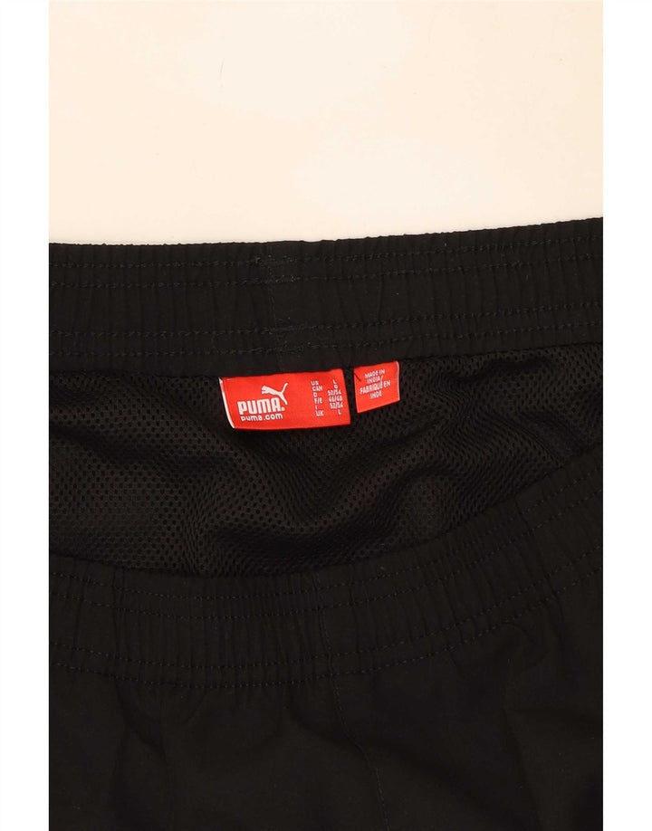 Pantaloni scurți sport grafic Puma pentru bărbați, mari, negru
