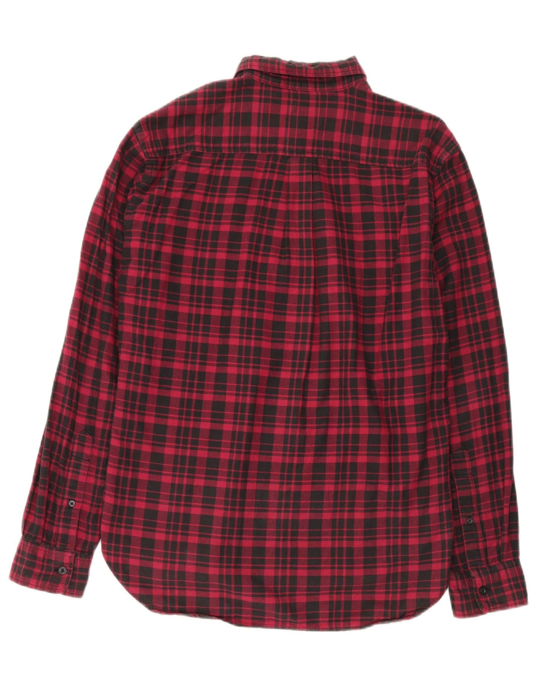 Cămașă de flanel Dockers pentru bărbați, roșu mediu, din bumbac