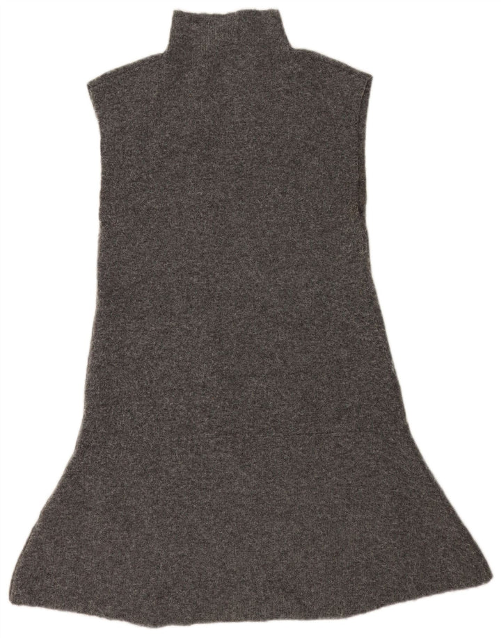 Rochie cu pulover fără mâneci pentru femei Zara UK 14, mare, gri, poliester