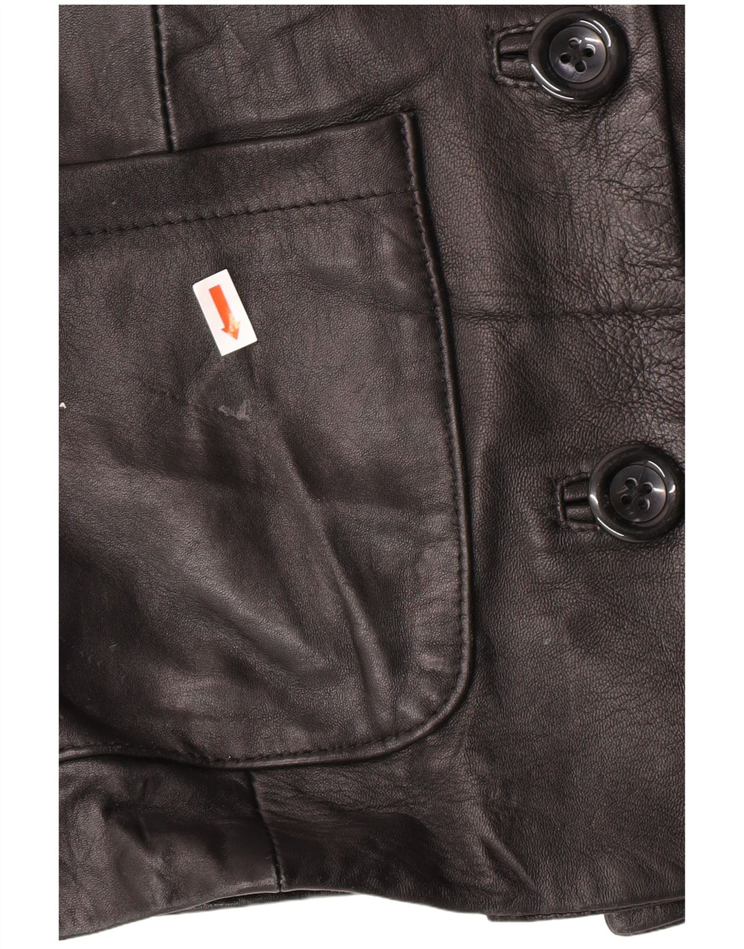 Geacă de piele vintage pentru femei IT 44 Medium Black Classic