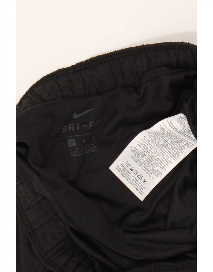 Pantaloni scurți sport Nike Dri Fit pentru femei UK 14 Poliester mediu negru