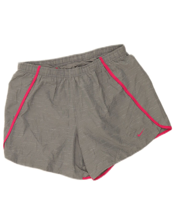 Pantaloni scurți sport standard Nike Dri Fit pentru fete 13-14 ani XL, gri pete