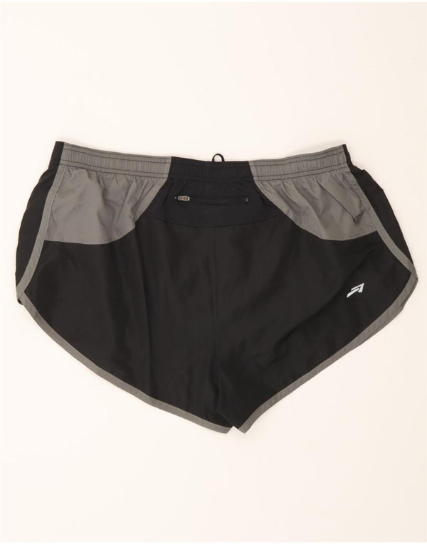 Pantaloni scurți sport pentru bărbați Crane XL, negru, color block