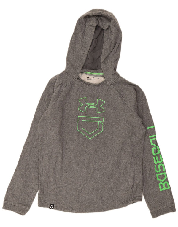 Pulover pentru băieți Under Armour Graphic Hoodie 13-14 ani XL bumbac gri