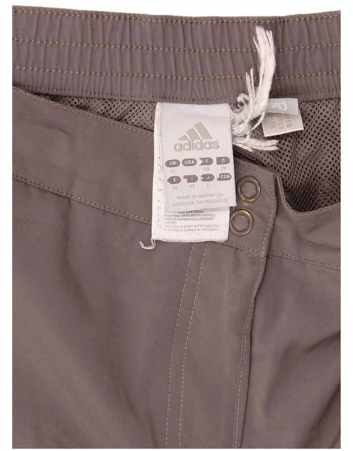 Pantaloni scurți sport Adidas Climalite Bermuda pentru femei UK 12 Gri mediu