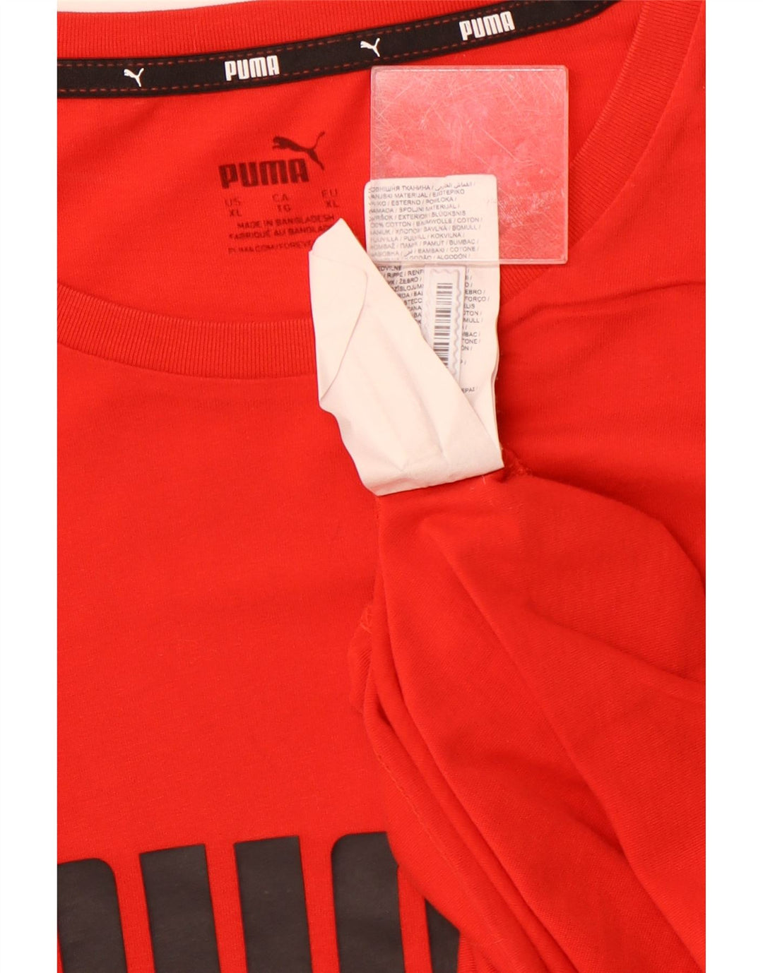 Tricou grafic PUMA pentru bărbați Top XL bumbac roșu