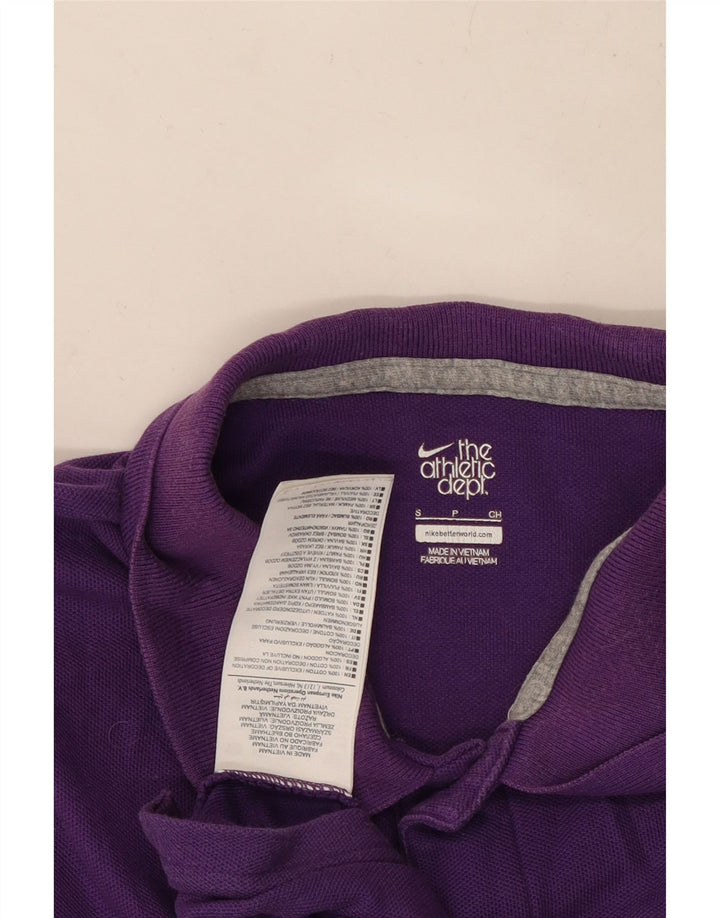 Tricou polo pentru bărbați NIKE Bumbac violet mic