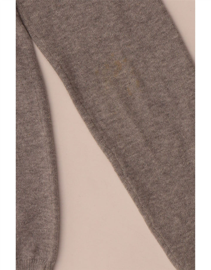 Pulover cardigan pentru femei Zara UK 10 mic bumbac gri