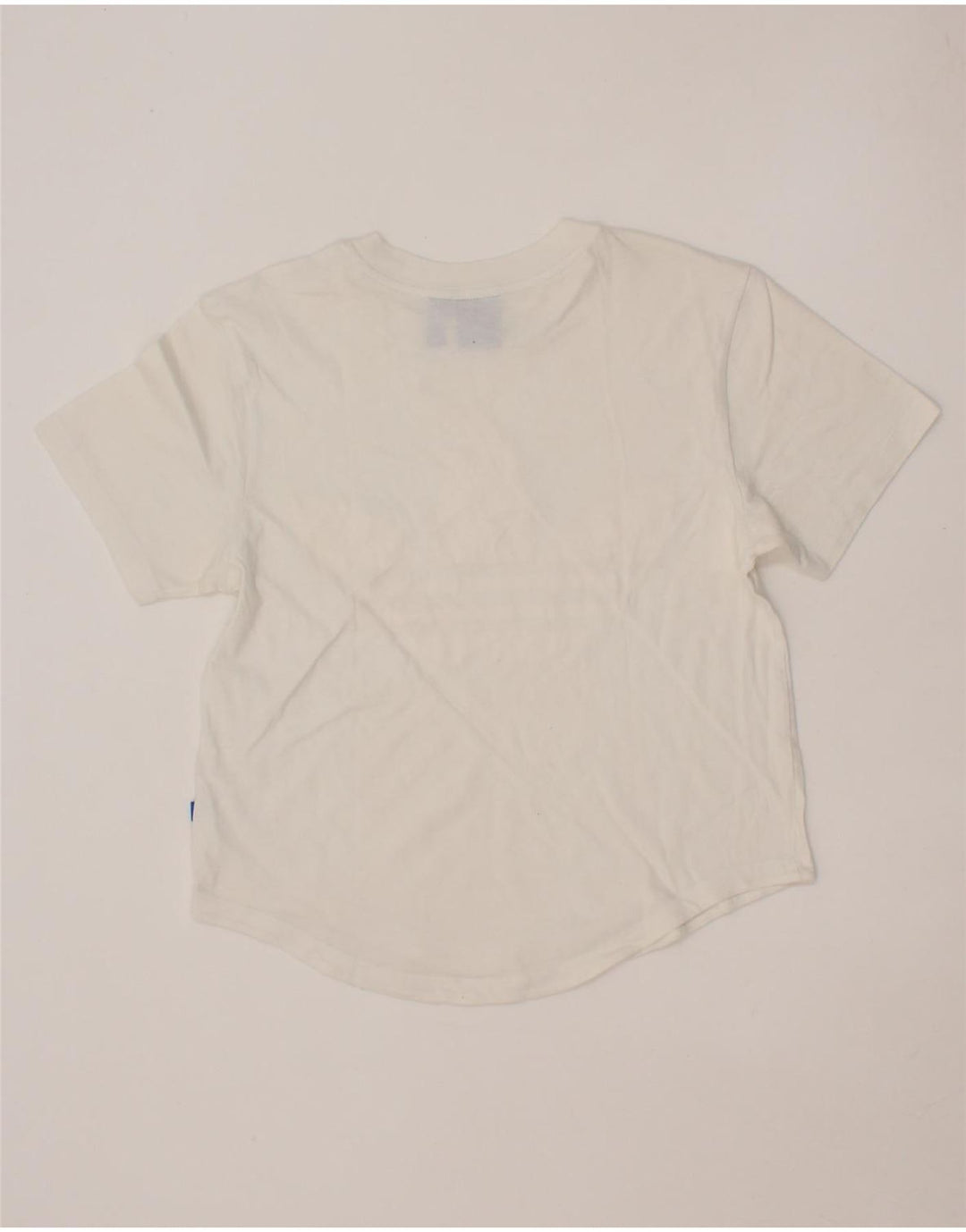 ADIDAS Womens Graphic T-Shirt Top UK 8 Small White Vintage Adidas and Second-Hand Adidas from Messina Hembry 