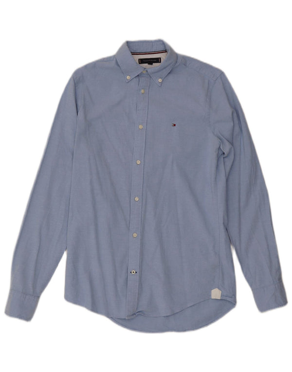 Cămașă Slim Fit Tommy Hilfiger pentru bărbați, bumbac, albastru