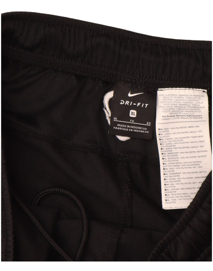 Pantaloni scurți sport Nike Dri Fit Graphic pentru bărbați XL, poliester negru