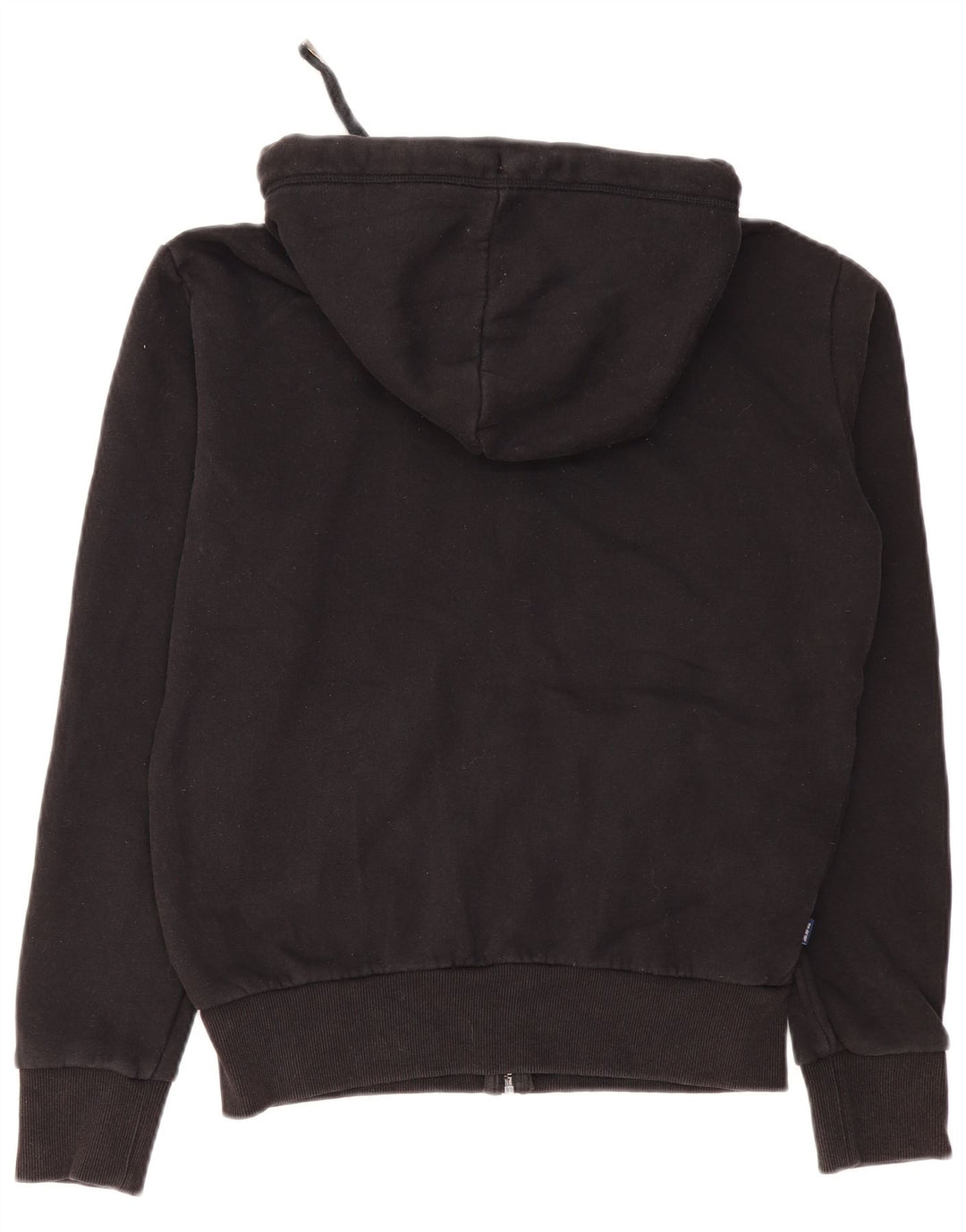 Pulover Superdry pentru bărbați, cu fermoar, bumbac, negru