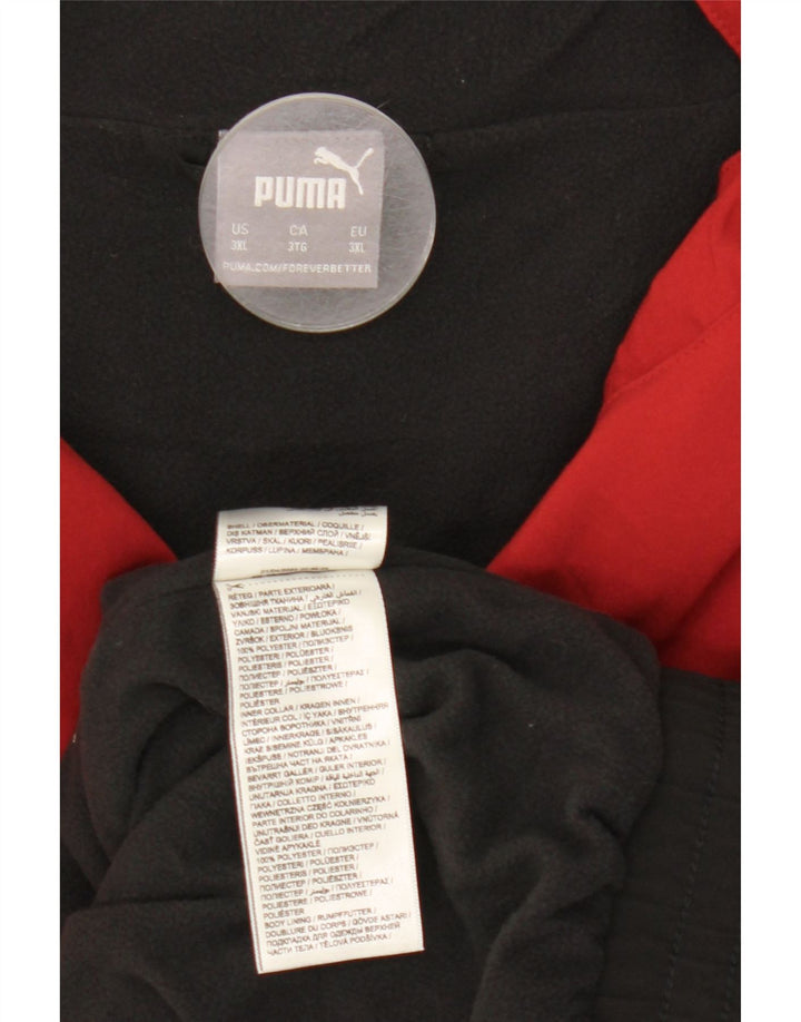 Jachetă de trening pentru bărbați Puma, 3XL, roșu, poliester color bloc