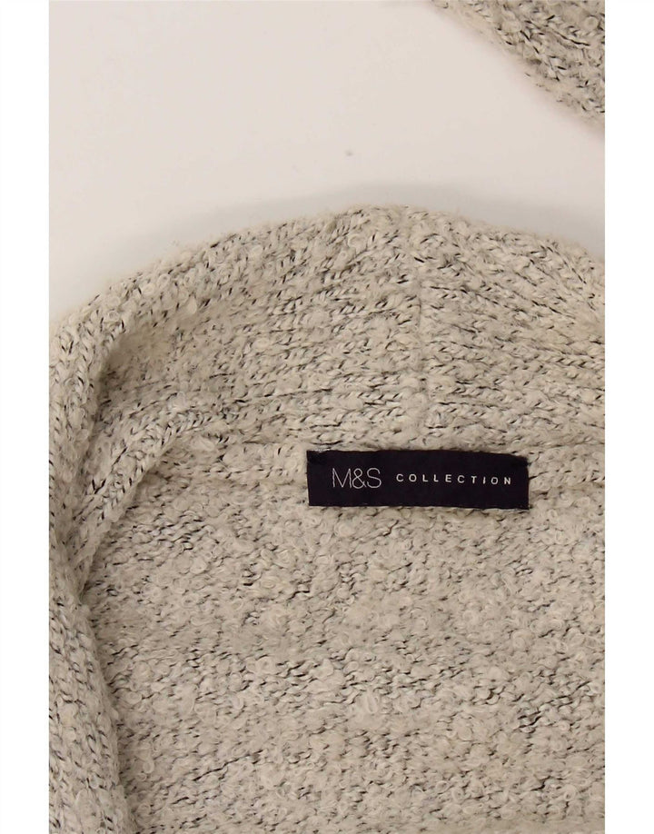 Pulover cardigan deschis pentru femei Marks & Spencer UK 14 Medium Gri Pete