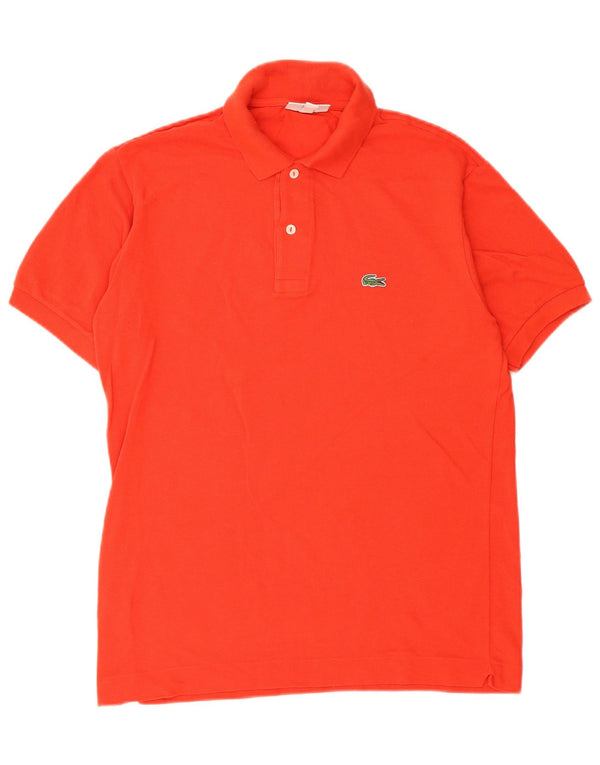 Tricou polo Lacoste Classic Fit pentru bărbați, mărimea 3, bumbac roșu mic