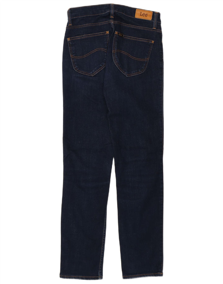 Blugi subțiri pentru femei Lee W26 L28 bleumarin