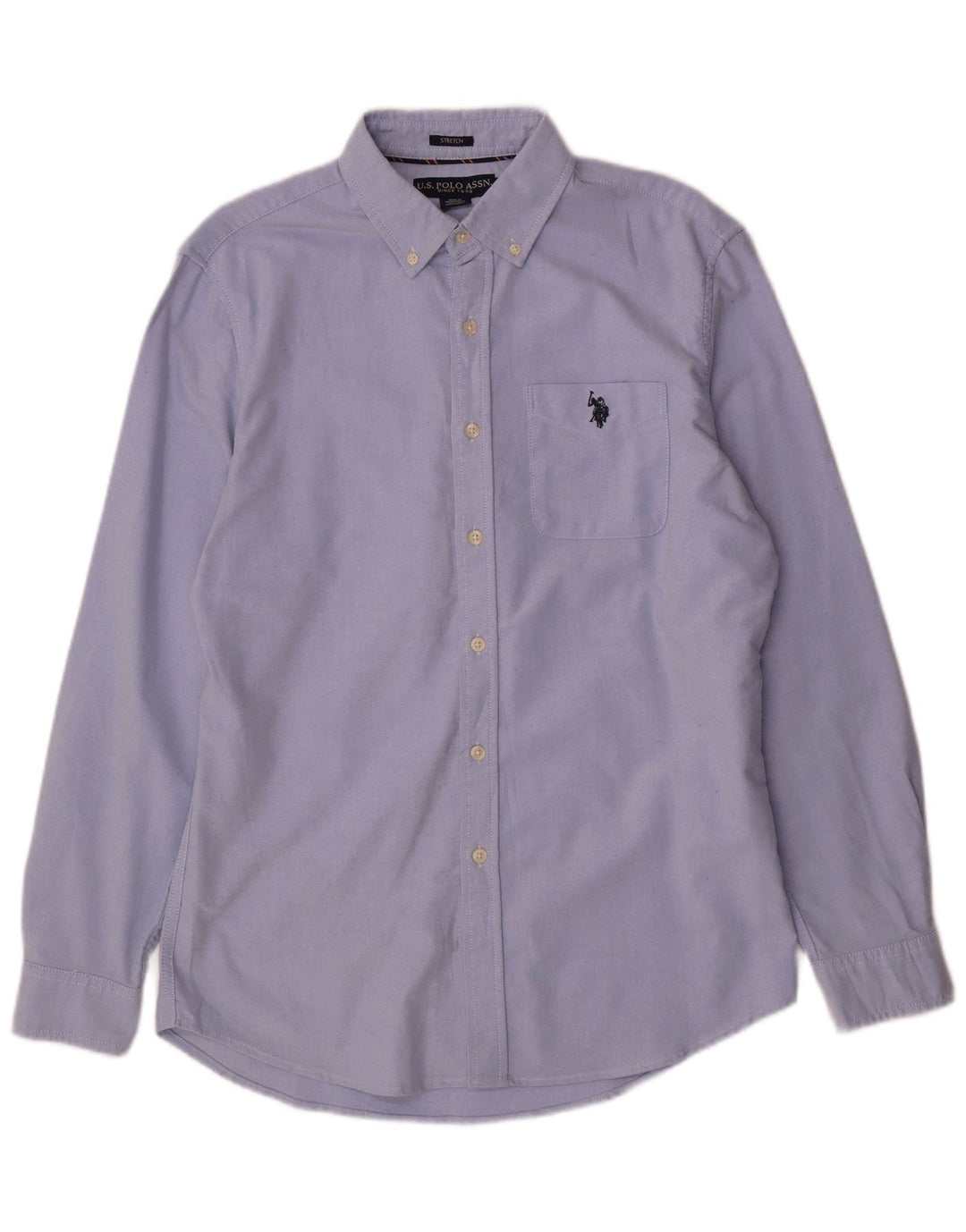 U.S. Polo Assn. Cămașă pentru bărbați, bumbac albastru mediu