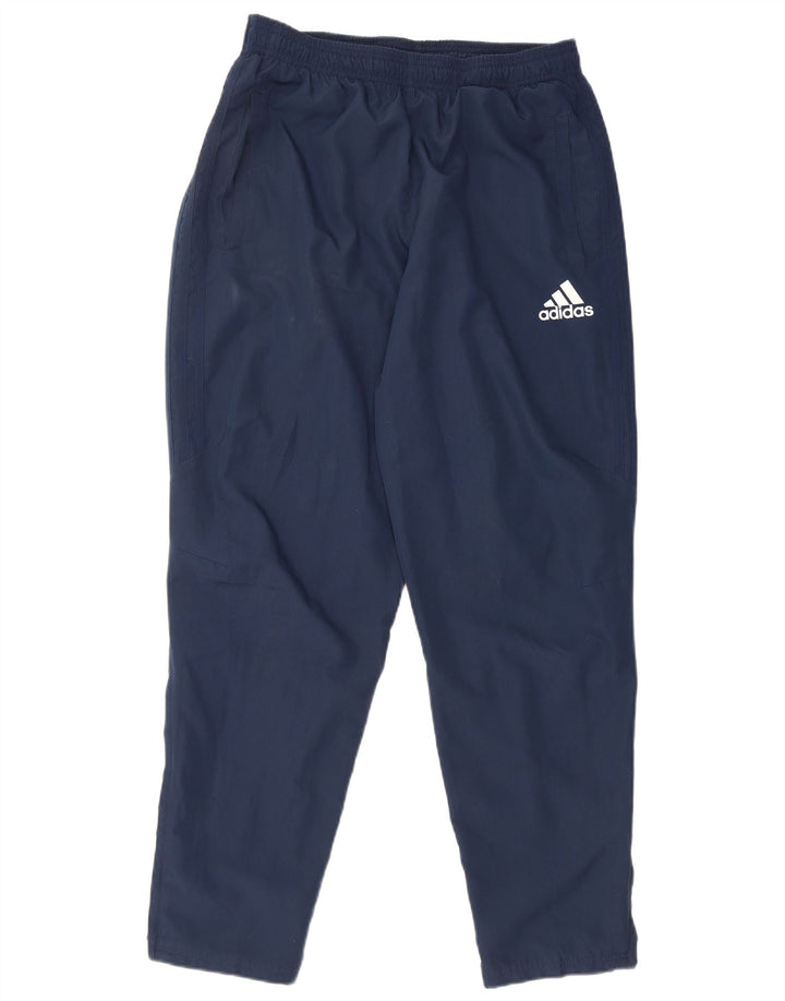 Pantaloni de trening Adidas Climalite pentru femei Marea Britanie 14 Poliester mare bleumarin