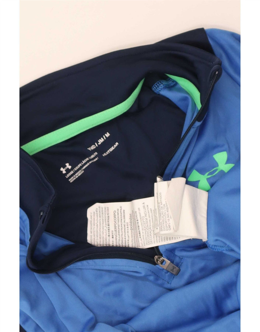 Trening Under Armour Boys Graphic Pullover Top 9-10 Ani Medium Blue